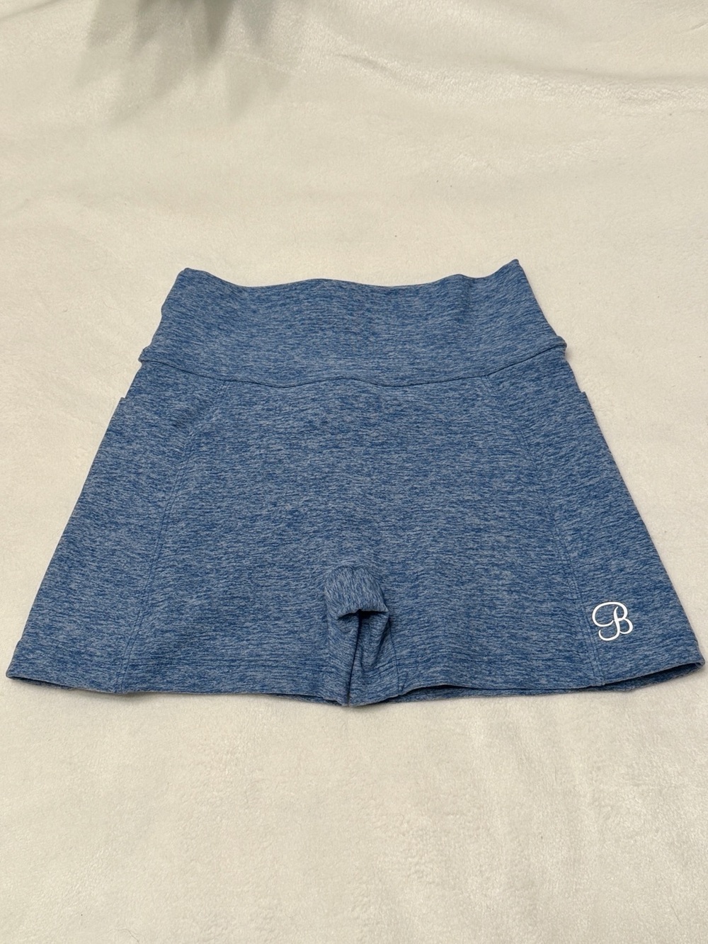 Bombshell Sportswear Blue Scrunch Shorts